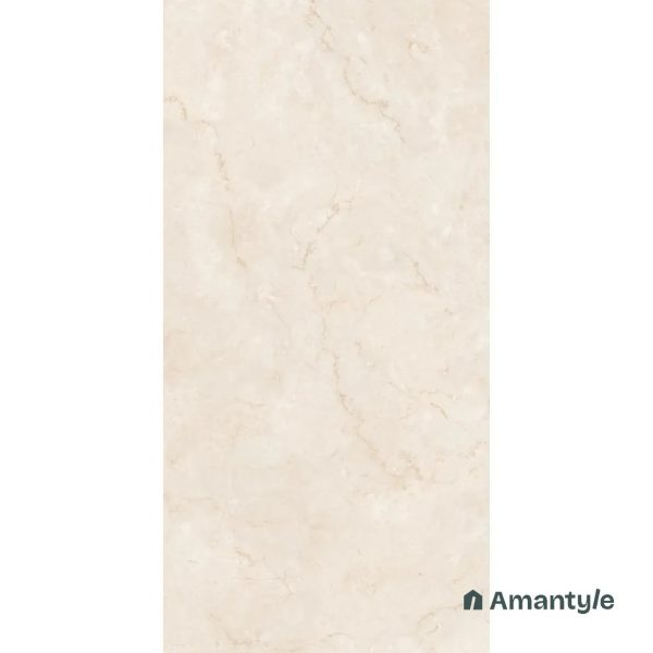 Beige Vitrified Marble Design Slab Wall & Floor Tile Code 100018 (800x1600 mm, Polished) - Image 5