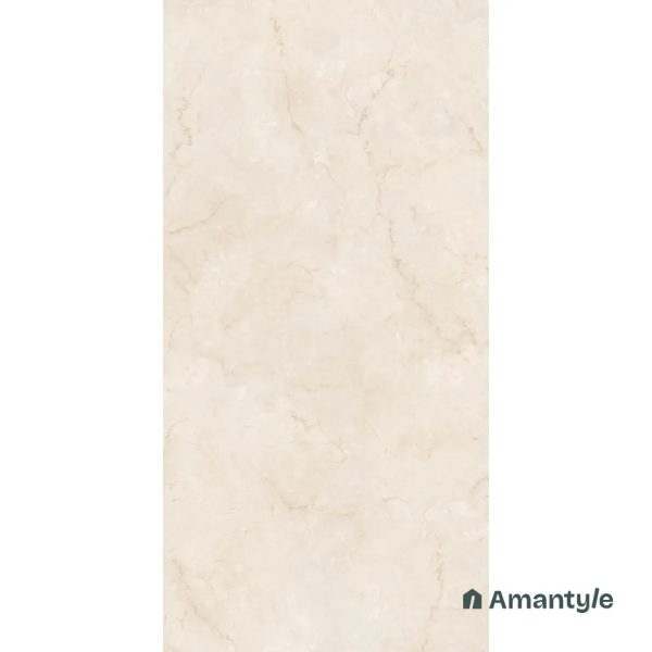 Beige Vitrified Marble Design Slab Wall & Floor Tile Code 100018 (800x1600 mm, Polished) - Image 2