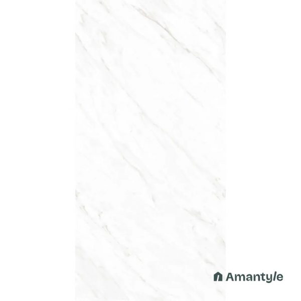 White Vitrified Marble Design Slab Wall & Floor Tile Code 100023 (800x1600 mm, Polished) - Image 4