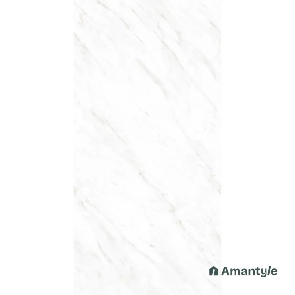 White Vitrified Marble Design Slab Wall & Floor Tile Code 100023 (800x1600 mm, Polished) - Image 3