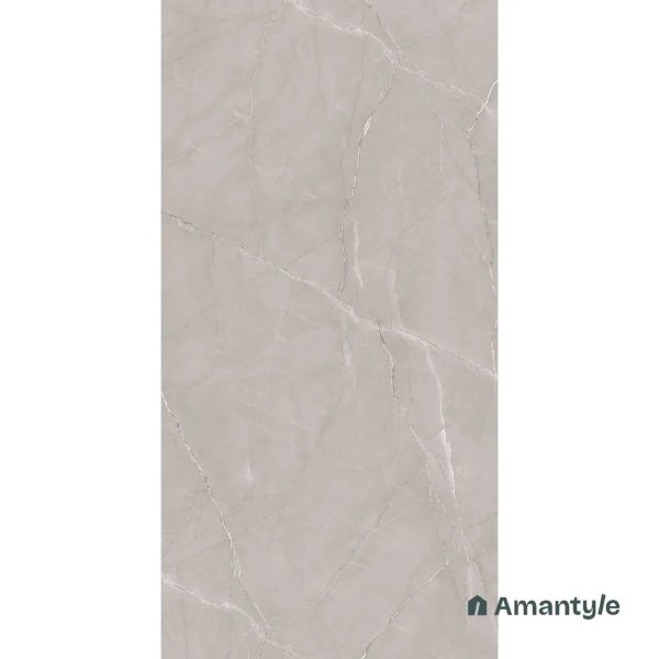 Grey Vitrified Marble Design Slab Wall & Floor Tile Code 100036 (800x1600 mm, Dazzle Matt) - Image 3