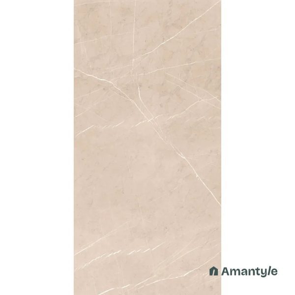 Beige Vitrified Marble Design Slab Wall & Floor Tile Code 100037 (800x1600 mm, Dazzle Matt) - Image 5