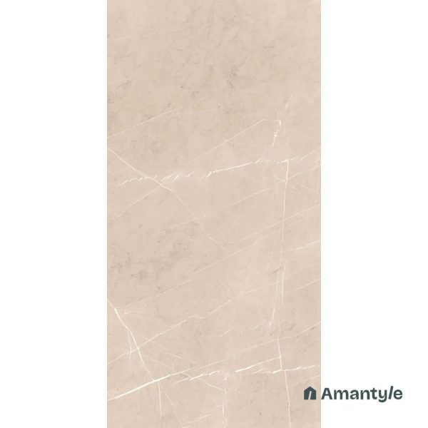 Beige Vitrified Marble Design Slab Wall & Floor Tile Code 100037 (800x1600 mm, Dazzle Matt) - Image 4