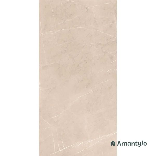 Beige Vitrified Marble Design Slab Wall & Floor Tile Code 100037 (800x1600 mm, Dazzle Matt) - Image 3