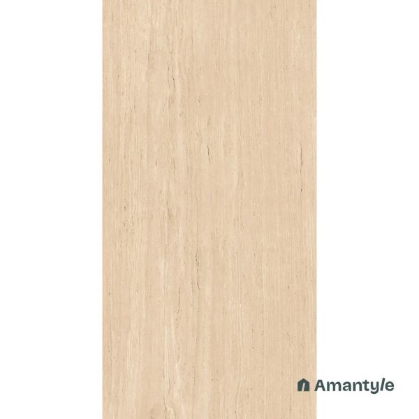 Beige Vitrified Marble Design Slab Wall & Floor Tile Code 100040 (800x1600 mm, Dazzle Matt) - Image 4