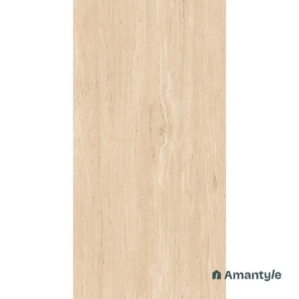 Beige Vitrified Marble Design Slab Wall & Floor Tile Code 100040 (800x1600 mm, Dazzle Matt) - Image 3