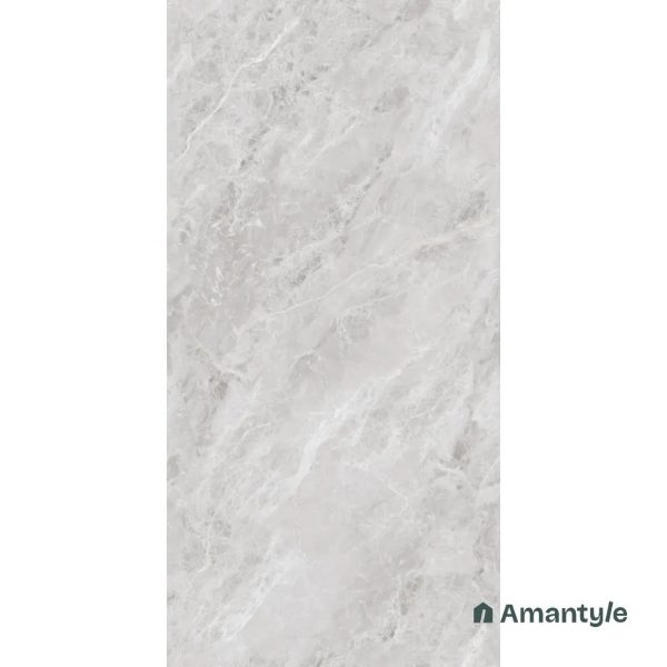 White Vitrified Marble Design Slab Wall & Floor Tile Code 100041 (800x1600 mm, Satin) - Image 3