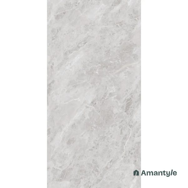 White Vitrified Marble Design Slab Wall & Floor Tile Code 100041 (800x1600 mm, Satin) - Image 2