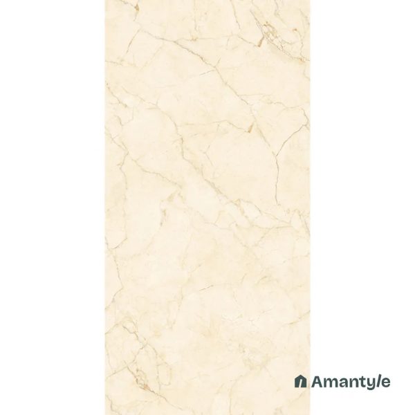 Cream Vitrified Marble Design Wall & Floor Tile Code 100093 (600x1200 mm, Polished) - Image 3