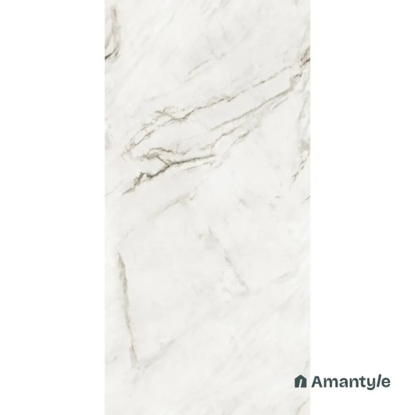White Vitrified Marble Design Wall & Floor Tile Code 100106 (600x1200 mm, Polished) - Image 5