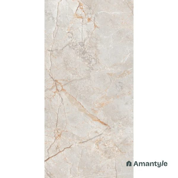 Ivory Vitrified Marble Design Wall & Floor Tile Code 100113 (600x1200 mm, Polished) - Image 2