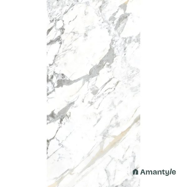 White Vitrified Marble Design Wall & Floor Tile Code 100116 (600x1200 mm, Polished) - Image 4