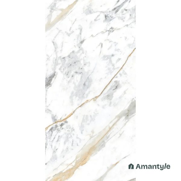 White Vitrified Marble Design Wall & Floor Tile Code 100116 (600x1200 mm, Polished) - Image 5