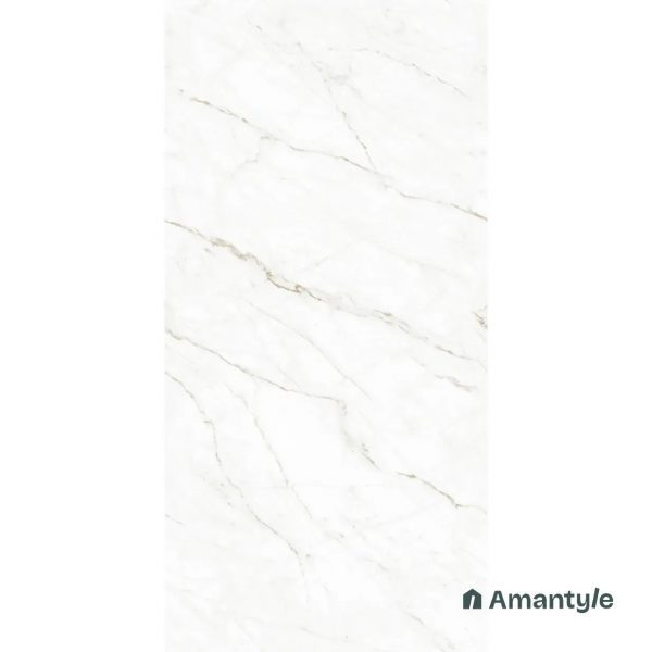 White Vitrified Marble Design Wall & Floor Tile Code 100119 (600x1200 mm, Polished) - Image 3