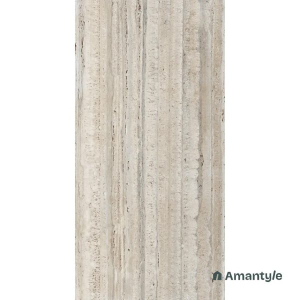 Ivory Vitrified Marble Design Wall & Floor Tile Code 100120 (600x1200 mm, Polished) - Image 2