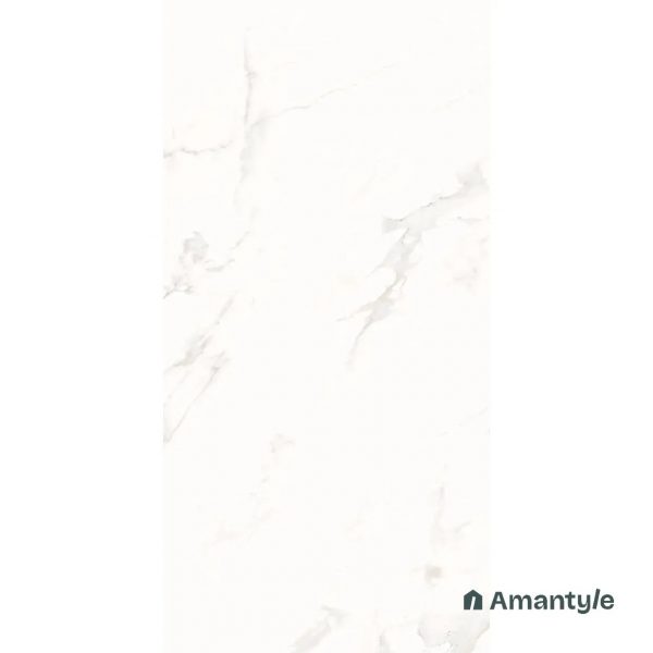 White Vitrified Marble Design Wall & Floor Tile Code 100122 (600x1200 mm, Polished) - Image 5