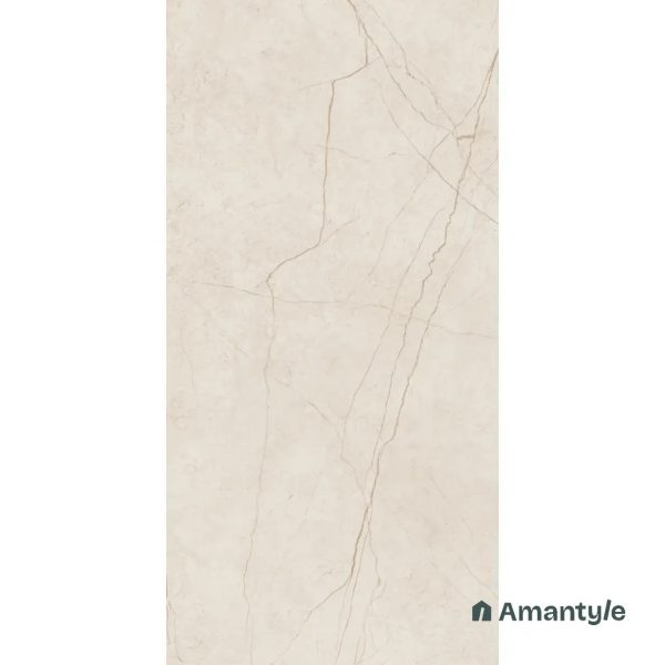 Beige Vitrified Marble Matt & Carving Wall & Floor Tile Code 100130 (600x1200 mm, Dazzle Matt) - Image 4