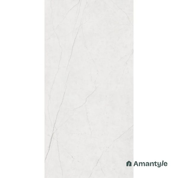 White Vitrified Marble Matt & Carving Wall & Floor Tile Code 100131 (600x1200 mm, Dazzle Matt) - Image 2