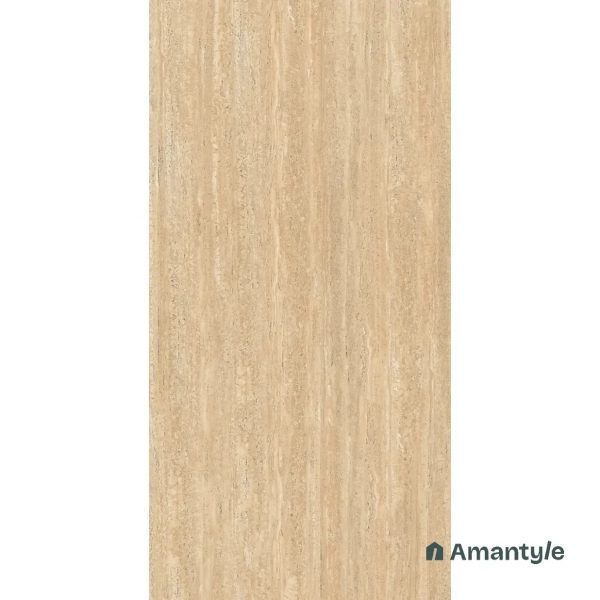 Beige Vitrified Marble Matt & Carving Wall & Floor Tile Code 100138 (600x1200 mm, Matt Special Structure) - Image 3