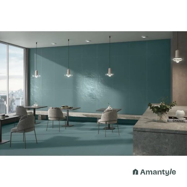 Blue Vitrified Rustic & Matt Wall & Floor Tile Code 100184 (600x1200 mm, Lappato) - Image 3