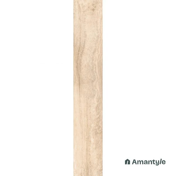 Beige Vitrified Wooden Wall & Floor Tile Code 100243 (200x1200 mm, Matt Structure) - Image 2