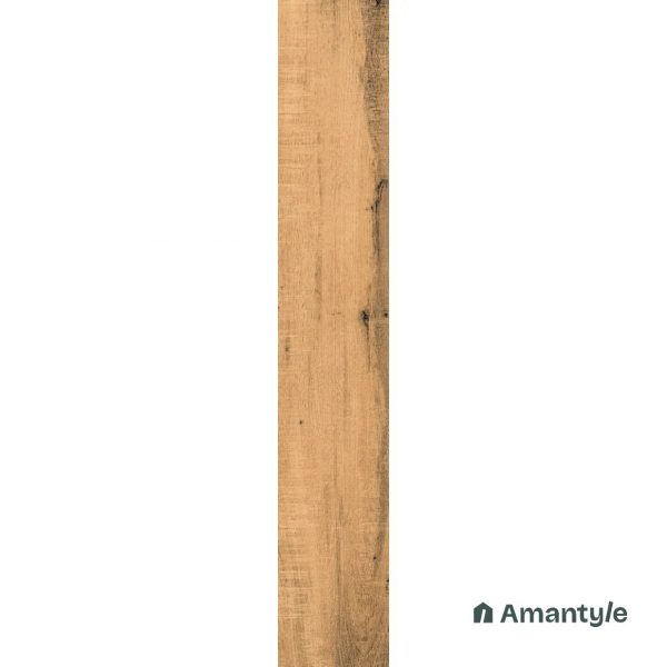 Brown Vitrified Wooden Wall & Floor Tile Code 100244 (200x1200 mm, Matt Structure) - Image 3