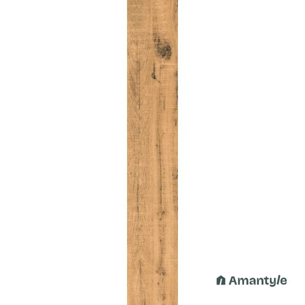 Brown Vitrified Wooden Wall & Floor Tile Code 100244 (200x1200 mm, Matt Structure) - Image 4