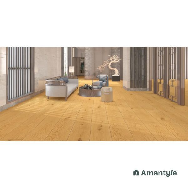Brown Vitrified Wooden Wall & Floor Tile Code 100245 (200x1200 mm, Matt Structure)
