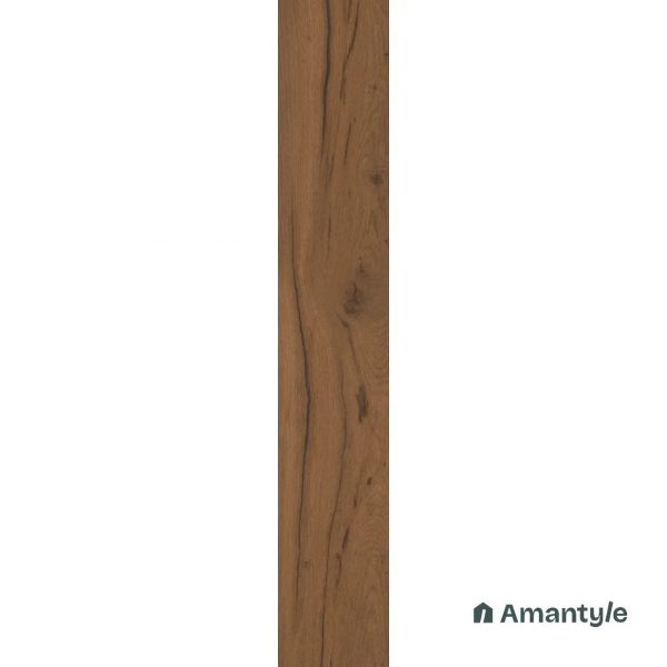 Brown Vitrified Wooden Wall & Floor Tile Code 100247 (200x1200 mm, Dazzle Matt) - Image 3