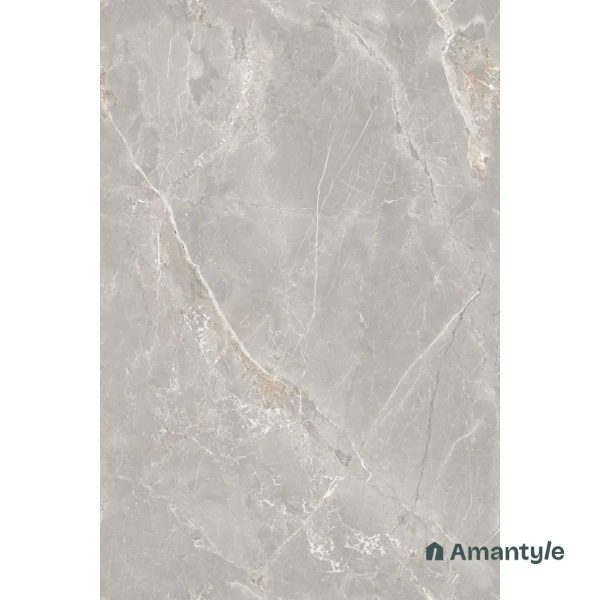 Grey Vitrified Marble Design Slab Wall & Floor Tile Code 100285 (1200x1800 mm, Polished) - Image 2