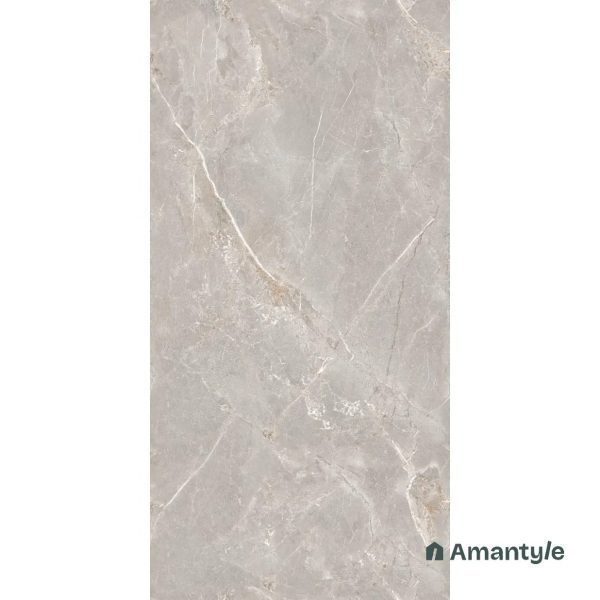 Grey Vitrified Marble Matt & Carving Wall & Floor Tile Code 100315 (600x1200 mm, Dazzle Matt) - Image 2