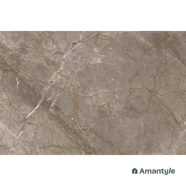 Brown Vitrified Marble Design Slab Wall & Floor Tile Code 100359 (1200x1800 mm, Polished Book Match) - Image 3