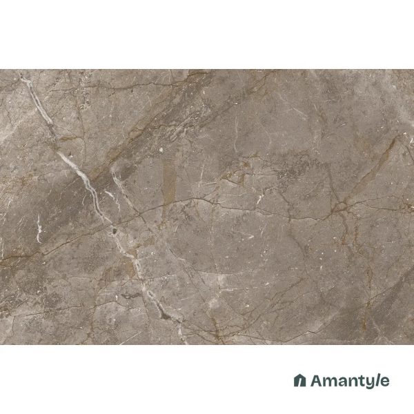 Brown Vitrified Marble Design Slab Wall & Floor Tile Code 100359 (1200x1800 mm, Polished Book Match) - Image 2