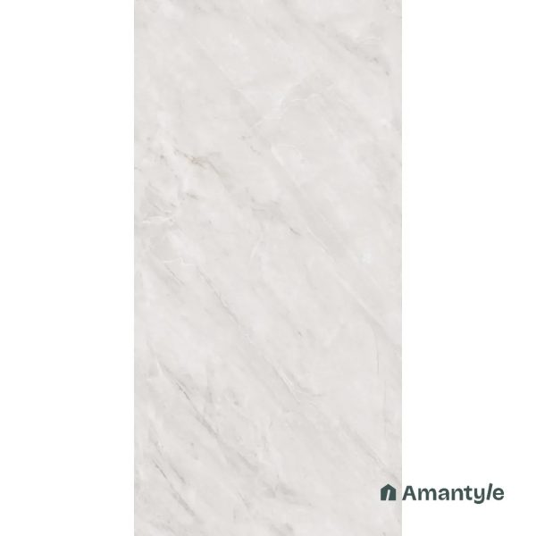 White Vitrified Marble Design Slab Wall & Floor Tile Code 100403 (800x1600 mm, Dazzle Matt) - Image 2