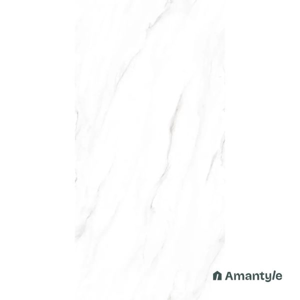 White Vitrified Marble Design Slab Wall & Floor Tile Code 100405 (800x1600 mm, Dazzle Matt) - Image 4