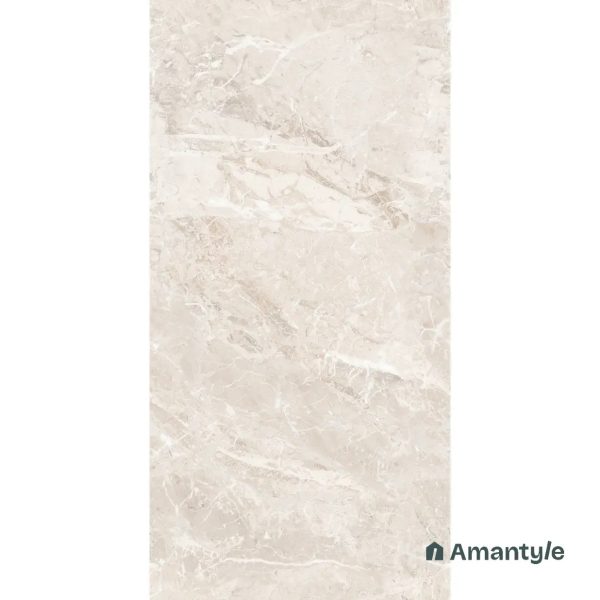 Cream Vitrified Marble Design Wall & Floor Tile Code 100413 (600x1200 mm, Polished) - Image 4