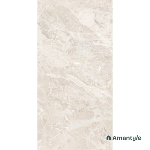 Cream Vitrified Marble Design Wall & Floor Tile Code 100413 (600x1200 mm, Polished) - Image 3