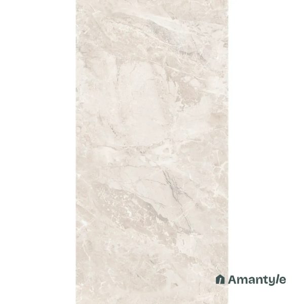 Cream Vitrified Marble Design Wall & Floor Tile Code 100413 (600x1200 mm, Polished) - Image 2