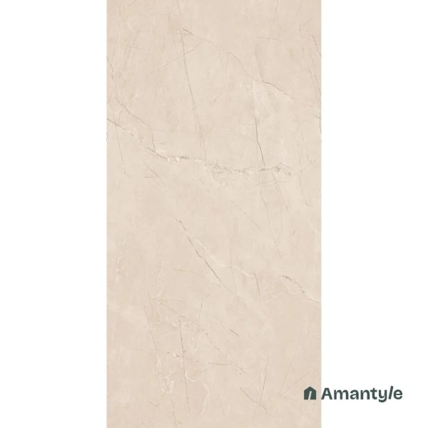 Cream Vitrified Marble Design Wall & Floor Tile Code 100422 (600x1200 mm, Polished) - Image 4