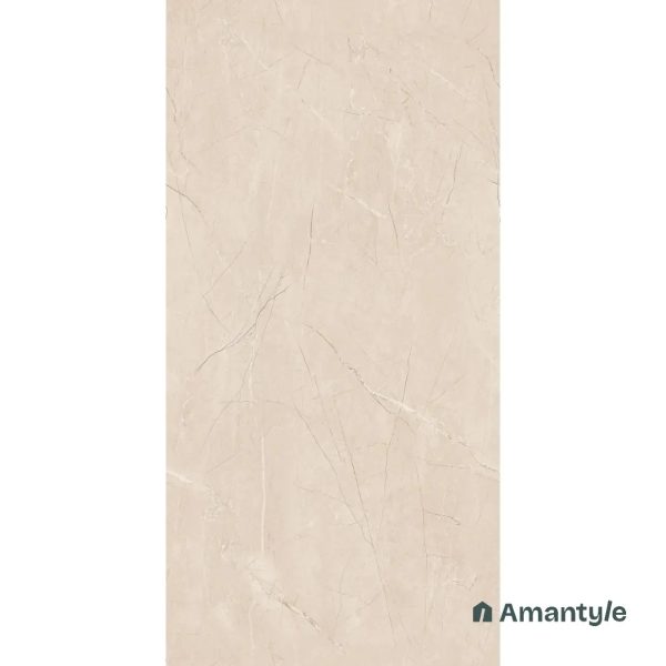 Cream Vitrified Marble Design Wall & Floor Tile Code 100422 (600x1200 mm, Polished) - Image 3