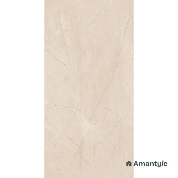 Cream Vitrified Marble Design Wall & Floor Tile Code 100422 (600x1200 mm, Polished) - Image 2