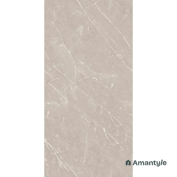 Beige Vitrified Marble Matt & Carving Wall & Floor Tile Code 100437 (600x1200 mm, Dazzle Matt) - Image 2