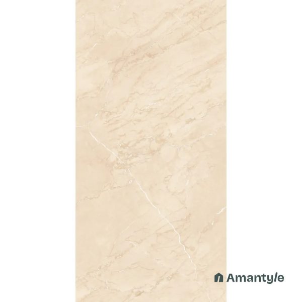 Beige Vitrified Marble Matt & Carving Wall & Floor Tile Code 100451 (600x1200 mm, Dazzle Matt) - Image 4