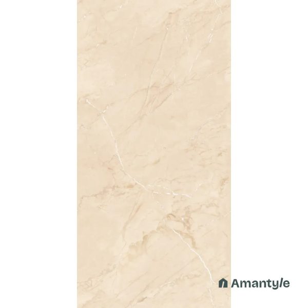 Beige Vitrified Marble Matt & Carving Wall & Floor Tile Code 100451 (600x1200 mm, Dazzle Matt) - Image 3
