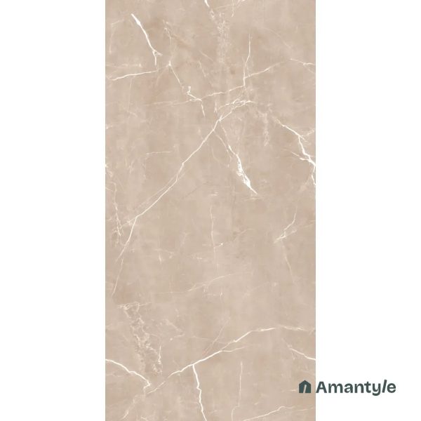 Beige Vitrified Marble Matt & Carving Wall & Floor Tile Code 100453 (600x1200 mm, Dazzle Matt) - Image 4