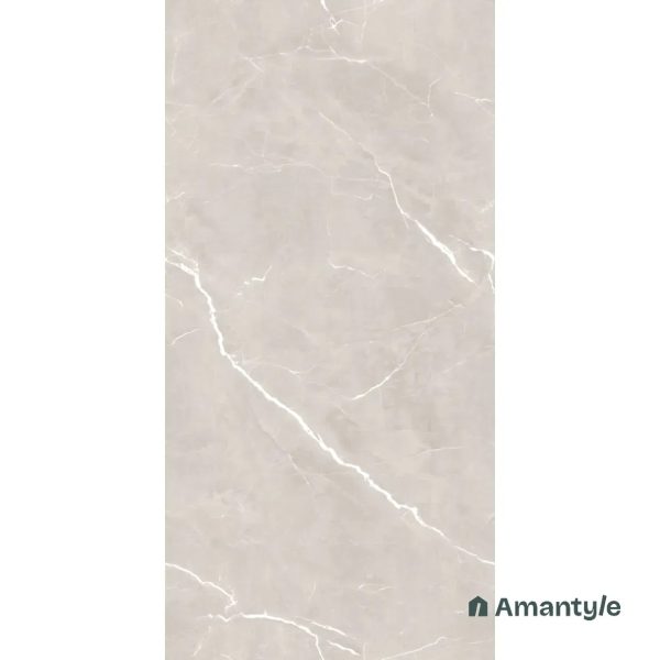 Grey Vitrified Marble Matt & Carving Wall & Floor Tile Code 100455 (600x1200 mm, Dazzle Matt) - Image 2