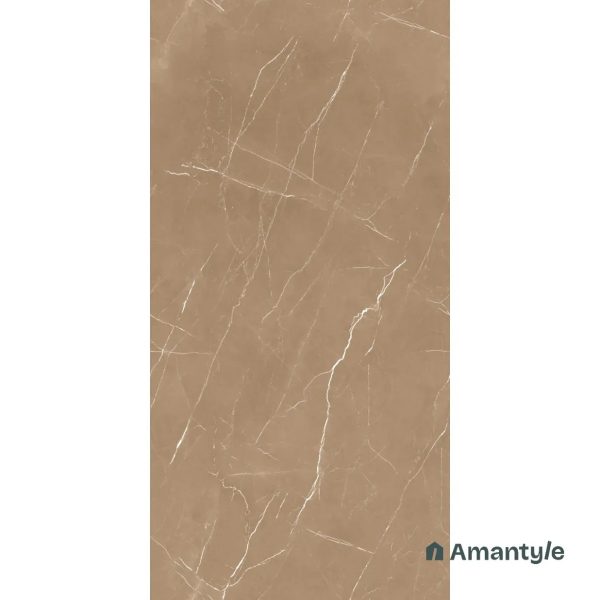 Brown Vitrified Marble Matt & Carving Wall & Floor Tile Code 100459 (600x1200 mm, Dazzle Matt) - Image 5