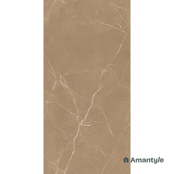 Brown Vitrified Marble Matt & Carving Wall & Floor Tile Code 100459 (600x1200 mm, Dazzle Matt) - Image 2