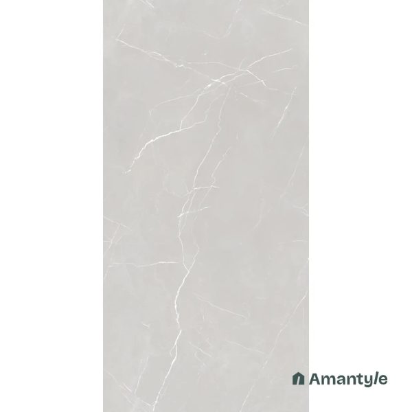 Grey Vitrified Marble Matt & Carving Wall & Floor Tile Code 100460 (600x1200 mm, Dazzle Matt) - Image 4