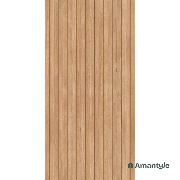 Beige Vitrified Wooden Wall & Floor Tile Code 100477 (600x1200 mm, Matt Special) - Image 2
